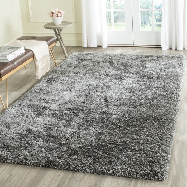 Safavieh Handmade South Beach Steel Grey Polyester Rug - 8' x 10'