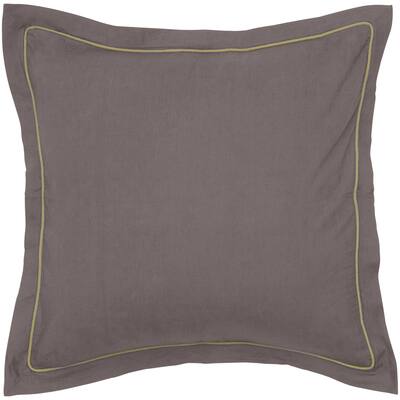 Rizzy Home Brown Euro Sham
