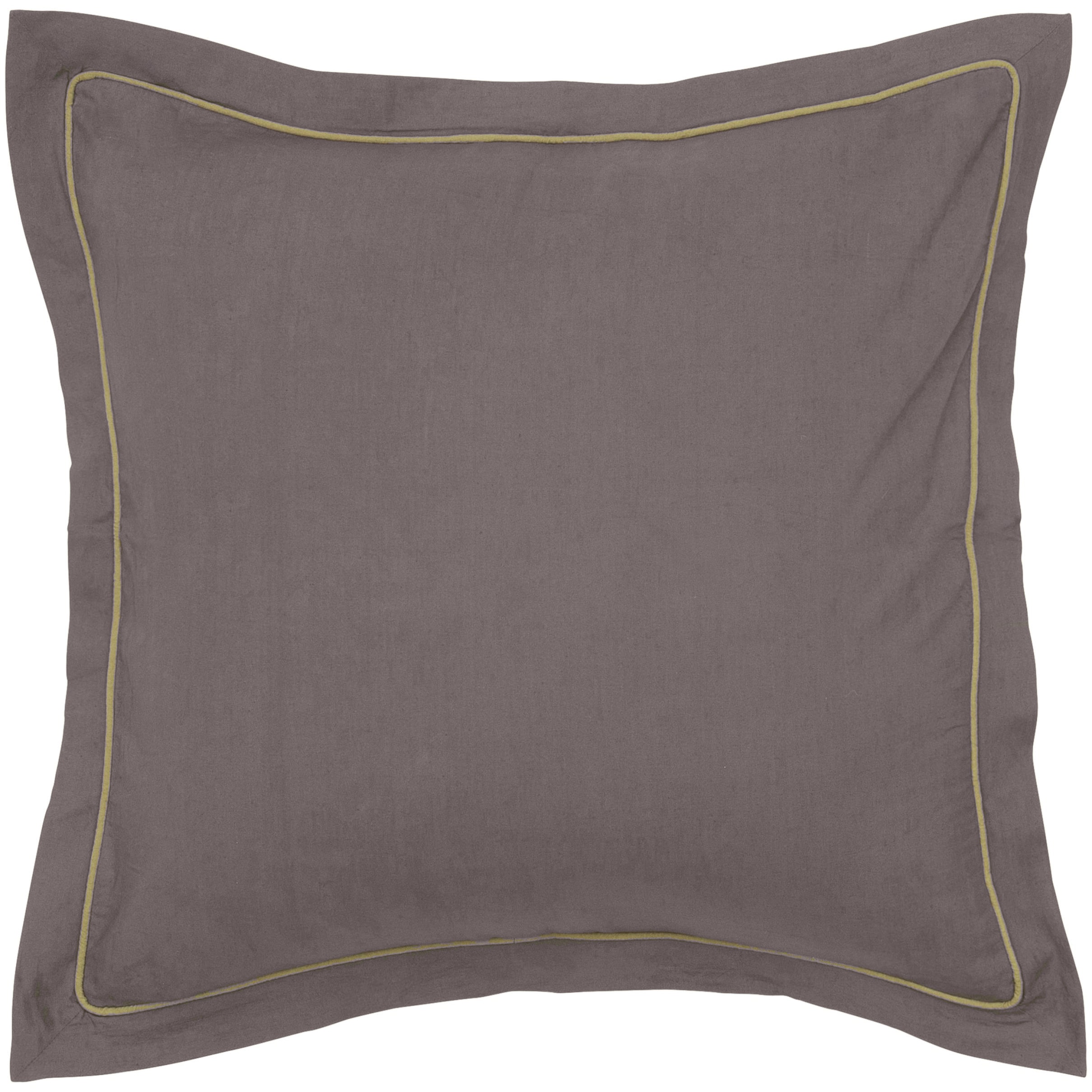 Rizzy Home Brown Euro Sham