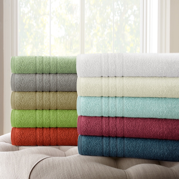 Shop Amraupur Overseas 100-percent Cotton Oversized Bath Sheet (Set of ...