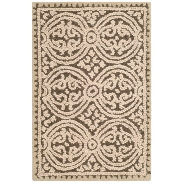 Shop Safavieh Handmade Moroccan Cambridge Mocha Ivory Wool Rug X On Sale Free