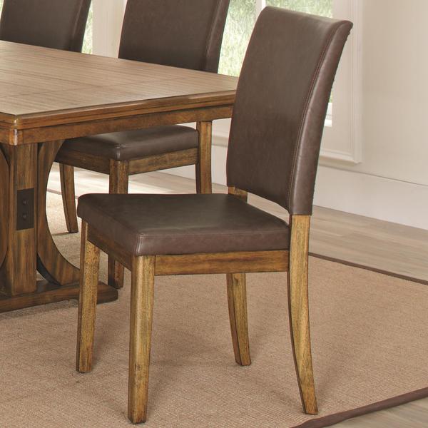 Modern Rustic Chairs monterey modern rustic / nailhead trim dining chairs (set of 2 Modern Rustic Chairs monterey modern rustic / nailhead trim dining chairs (set of 2