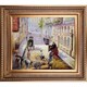 Shop Edouard Manet 'Rue Mosnier with Road Menders' Hand Painted Framed ...