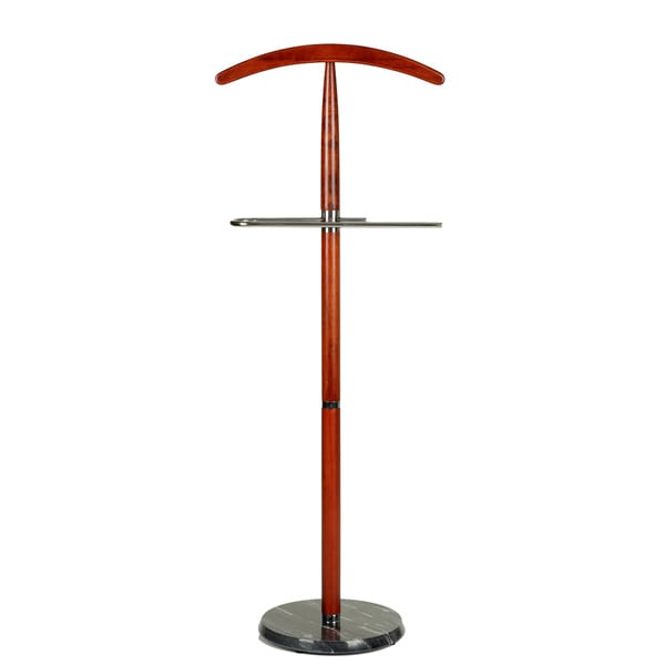 Cortesi Home CH SR421106 Cambridge Suit Valet Stand in Cherry Wood