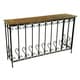 wrought iron console tables