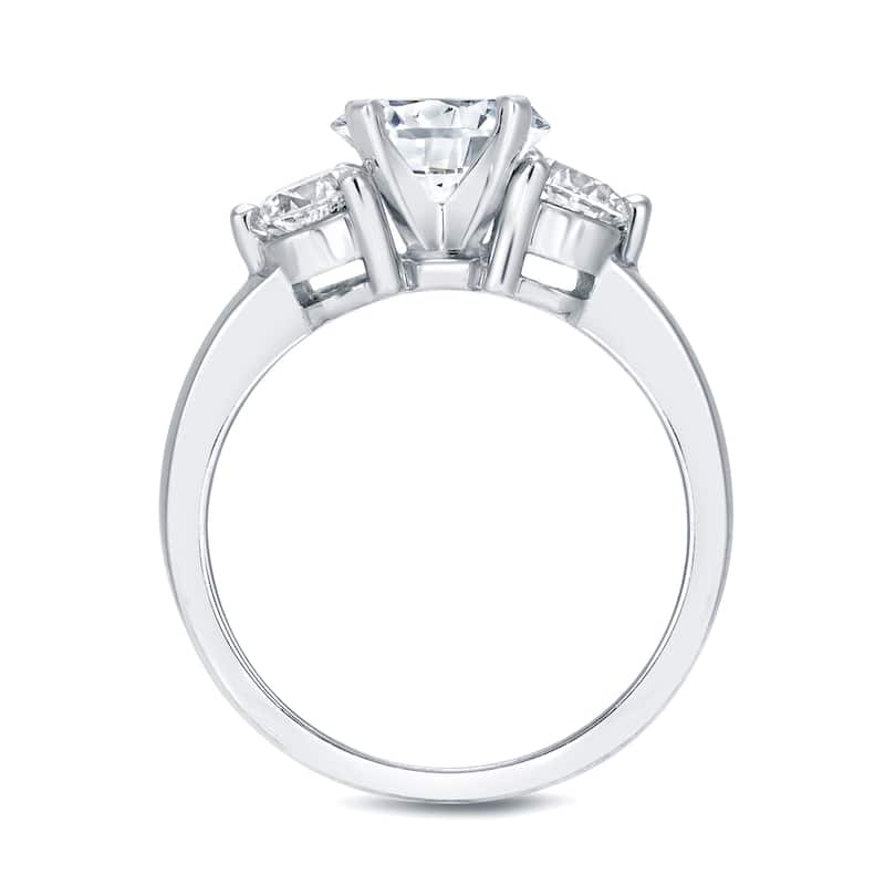 Auriya 14k Gold 1ctw Classic Round 3-stone Diamond Engagement Ring (H-I, SI1-SI2)