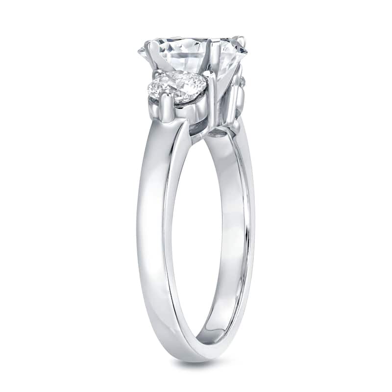 Auriya 14k Gold 2ctw 3-stone Round Diamond Engagement Ring (H-I, SI1-SI2)