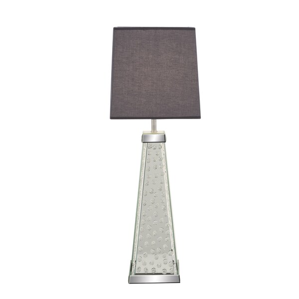 Squared Mirrored Table Lamp