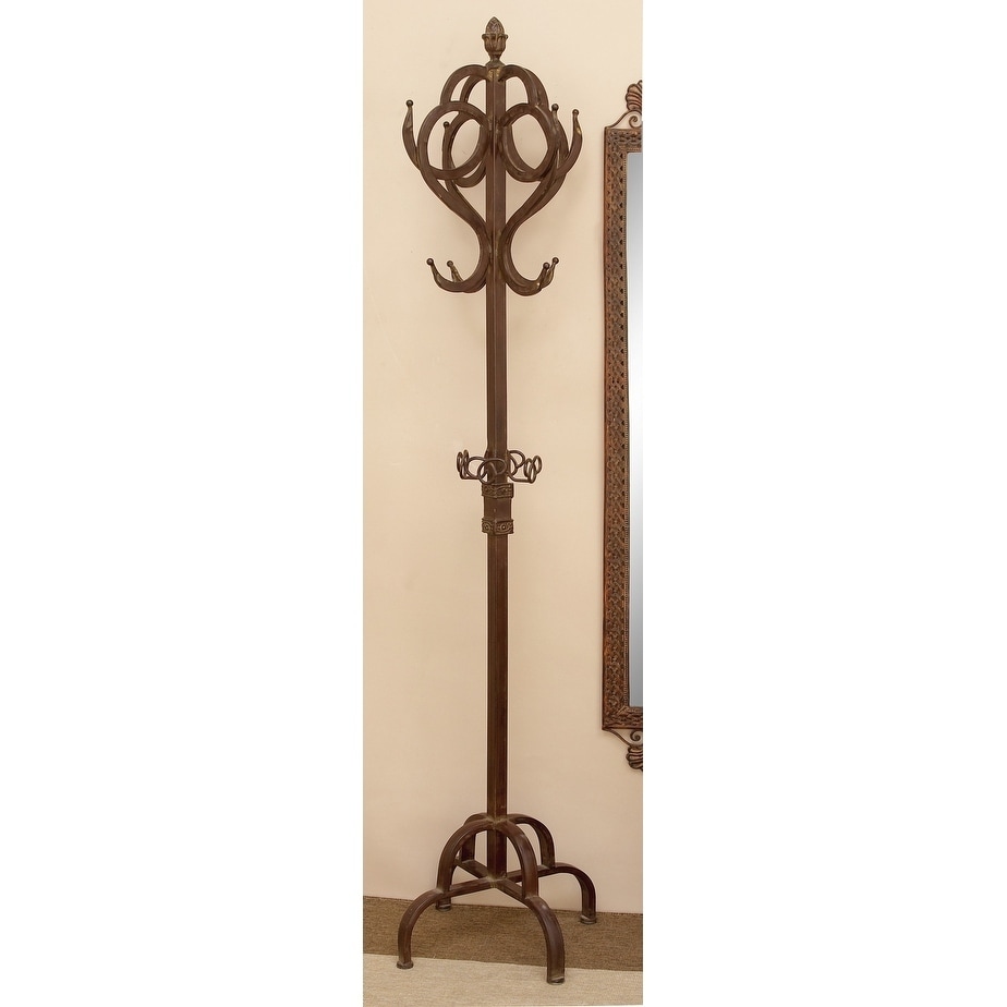 bronze coat rack