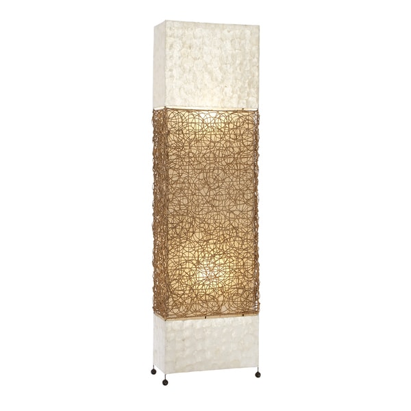 capiz-shell luminaire floor lamp - free shipping today - overstock capiz-shell luminaire floor lamp - free shipping today - overstock