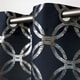 preview thumbnail 11 of 33, Exclusive Home Modo Metallic Geometric Grommet Top Curtain Panel Pair