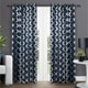 preview thumbnail 20 of 33, Exclusive Home Modo Metallic Geometric Grommet Top Curtain Panel Pair