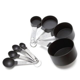 Stainless Steel Measuring Cups and Spoons Set of 16-7 Cup & 7 Spoon +  Conversion Chart & Leveler - Kitchen Measuring Spoons and Cups - Dry Measure  Cups Stainless Steel & Baking