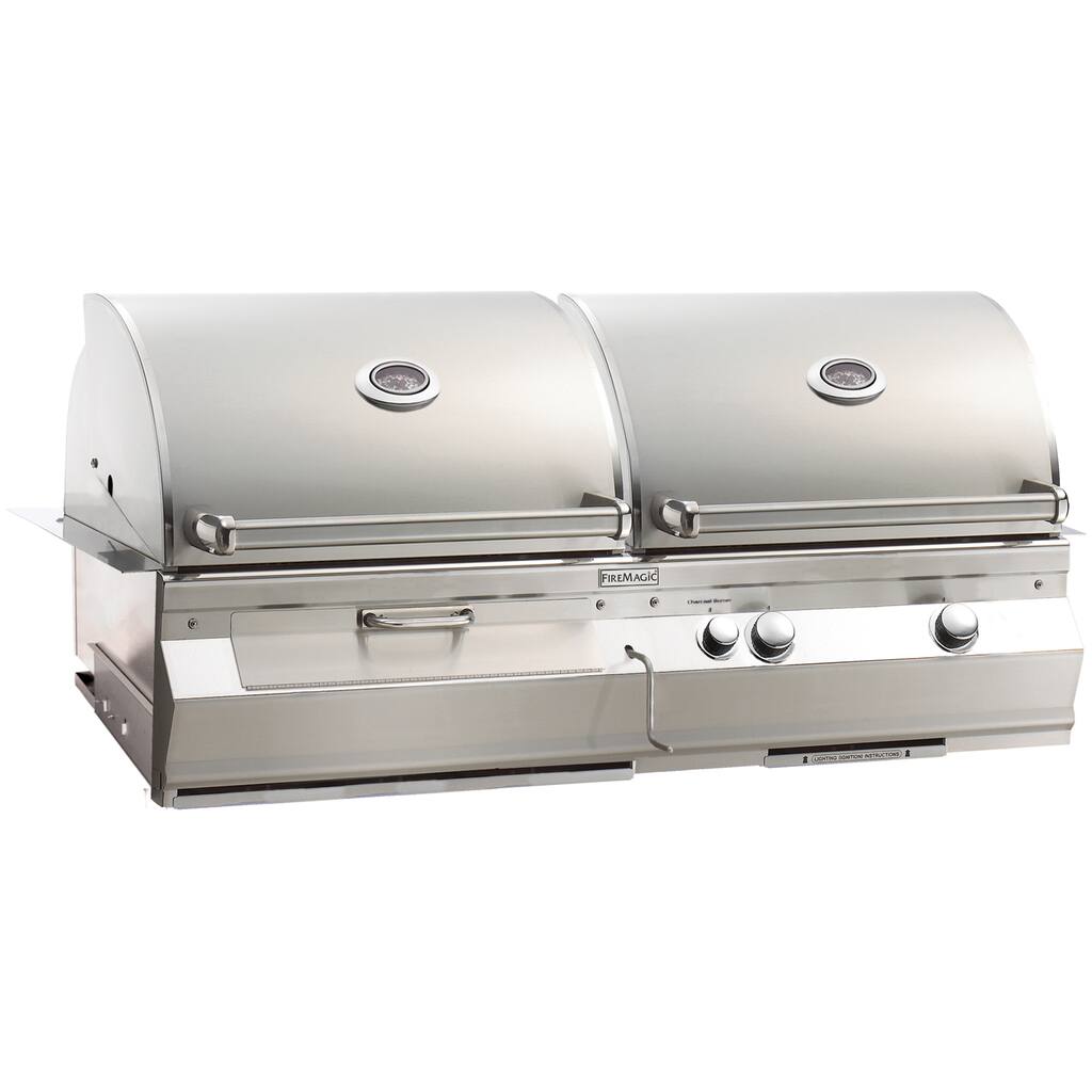 Fire Magic A830I-5E1N-CB Aurora Series Built-In Gas/Charcoal Combo Grill