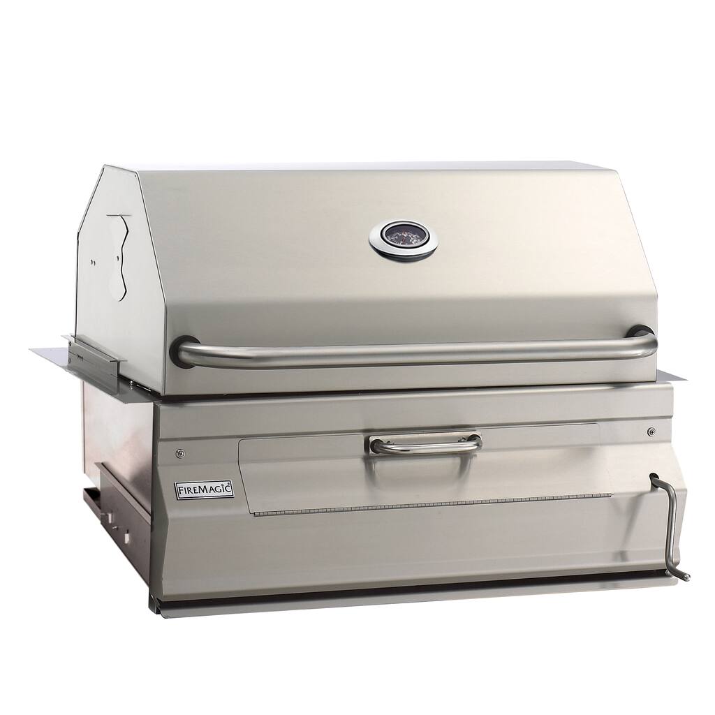 FireMagic 14-SC01C-A Built-In Charcoal Grill with Smoker Oven