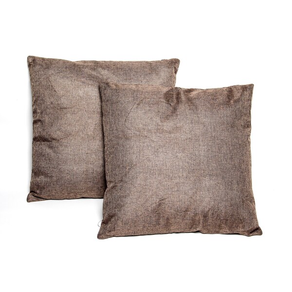 brown throw pillows