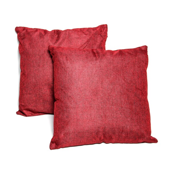 Shop Red 16-inch Throw Pillows (Set of 2) - On Sale - Free Shipping On