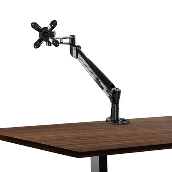LCD Monitor Table Stand With Arm and Desk Clamp for Screens 10 to 23