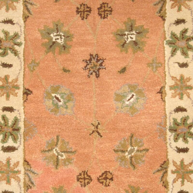 Handmade Mahal Wool Runner (India) - 2'3 x 8'