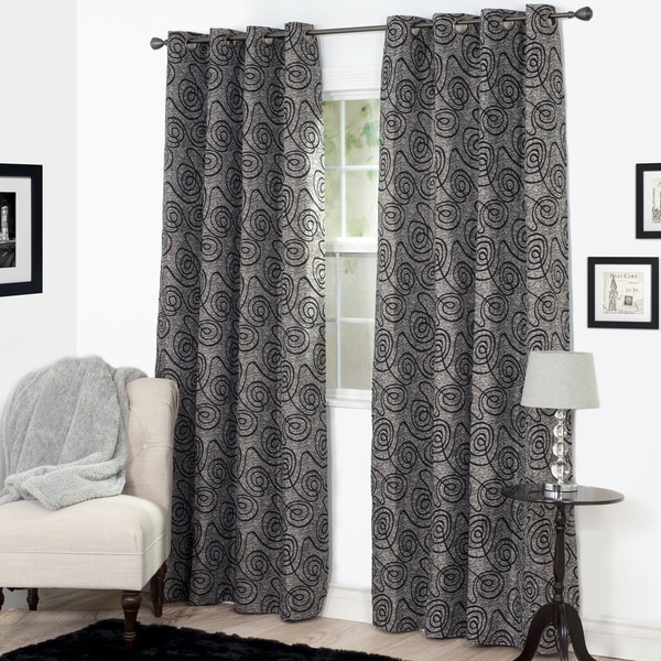 Windsor Home Joy Jacquard Curtain Panel - 53 x 84 - 53 x 84. Opens flyout.
