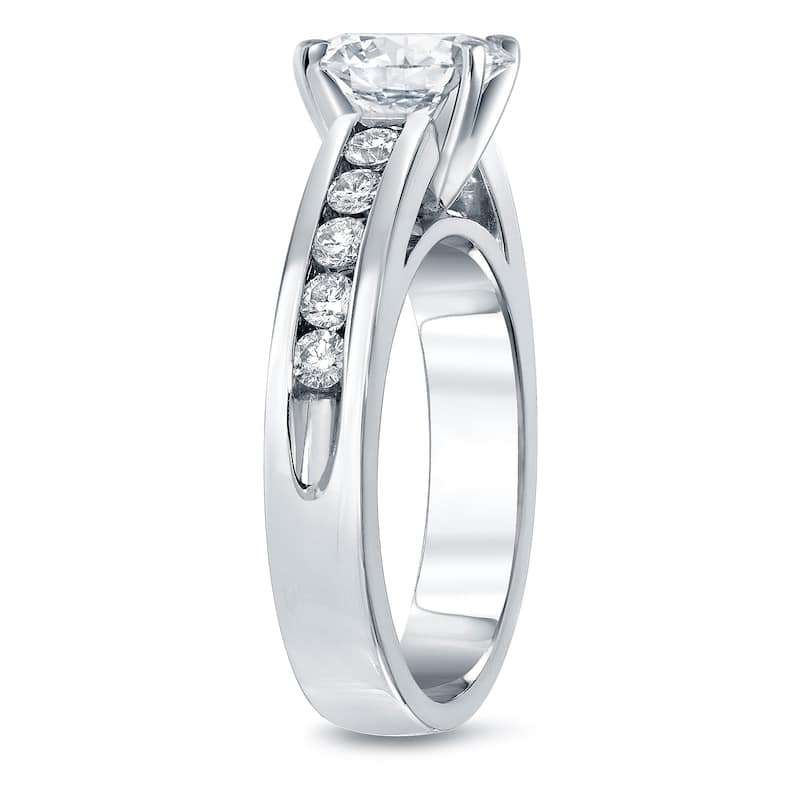 Auriya 14k Gold Classic 1ctw Round Diamond Engagement Ring (H-I, SI2-SI3)