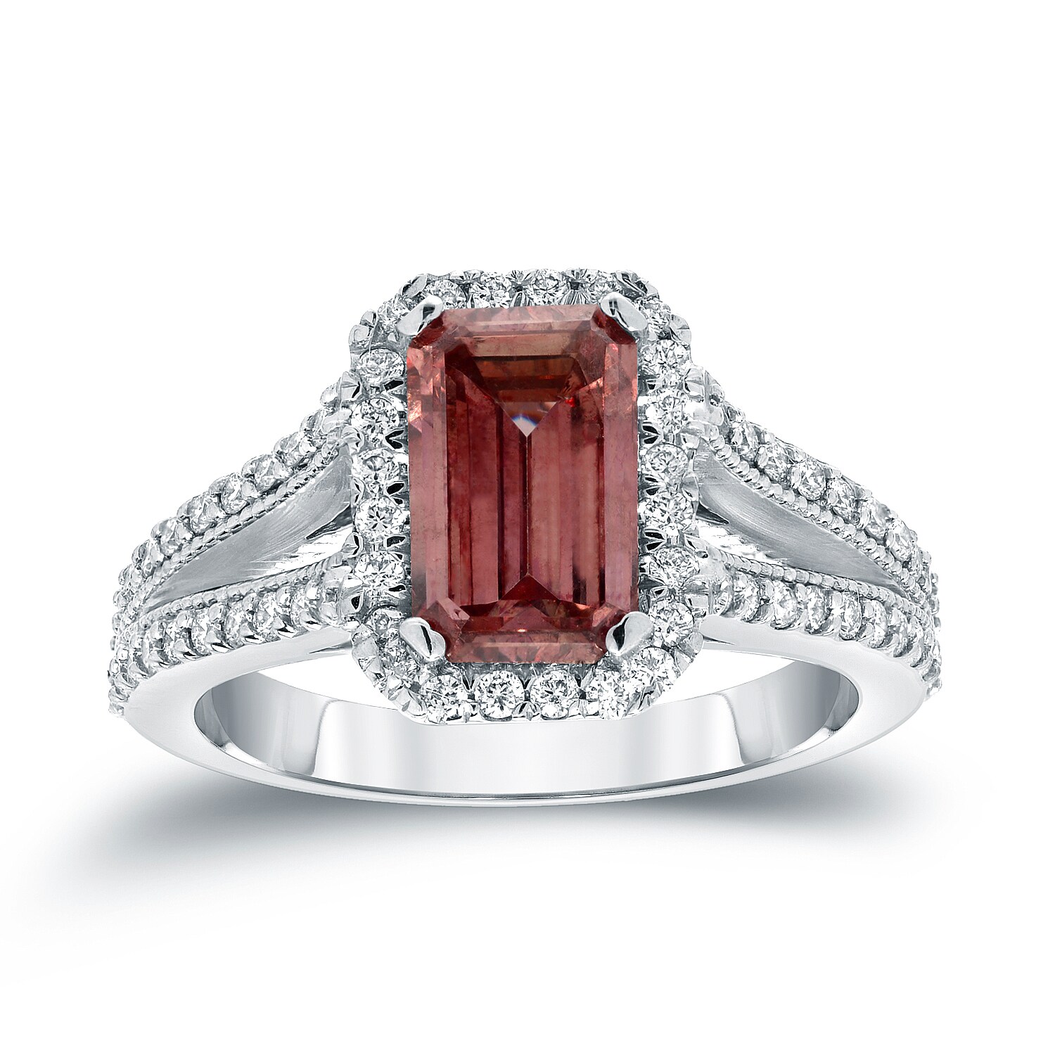 vintage pink engagement rings