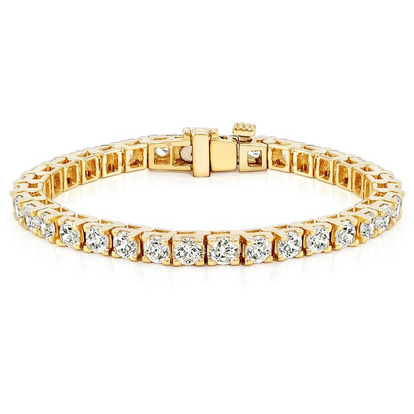 12 carat diamond tennis bracelet