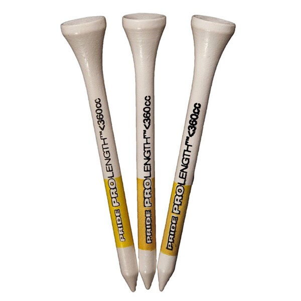 Pride Professional Tee System 2.75-inch White Golf Tees (Pack of 175)