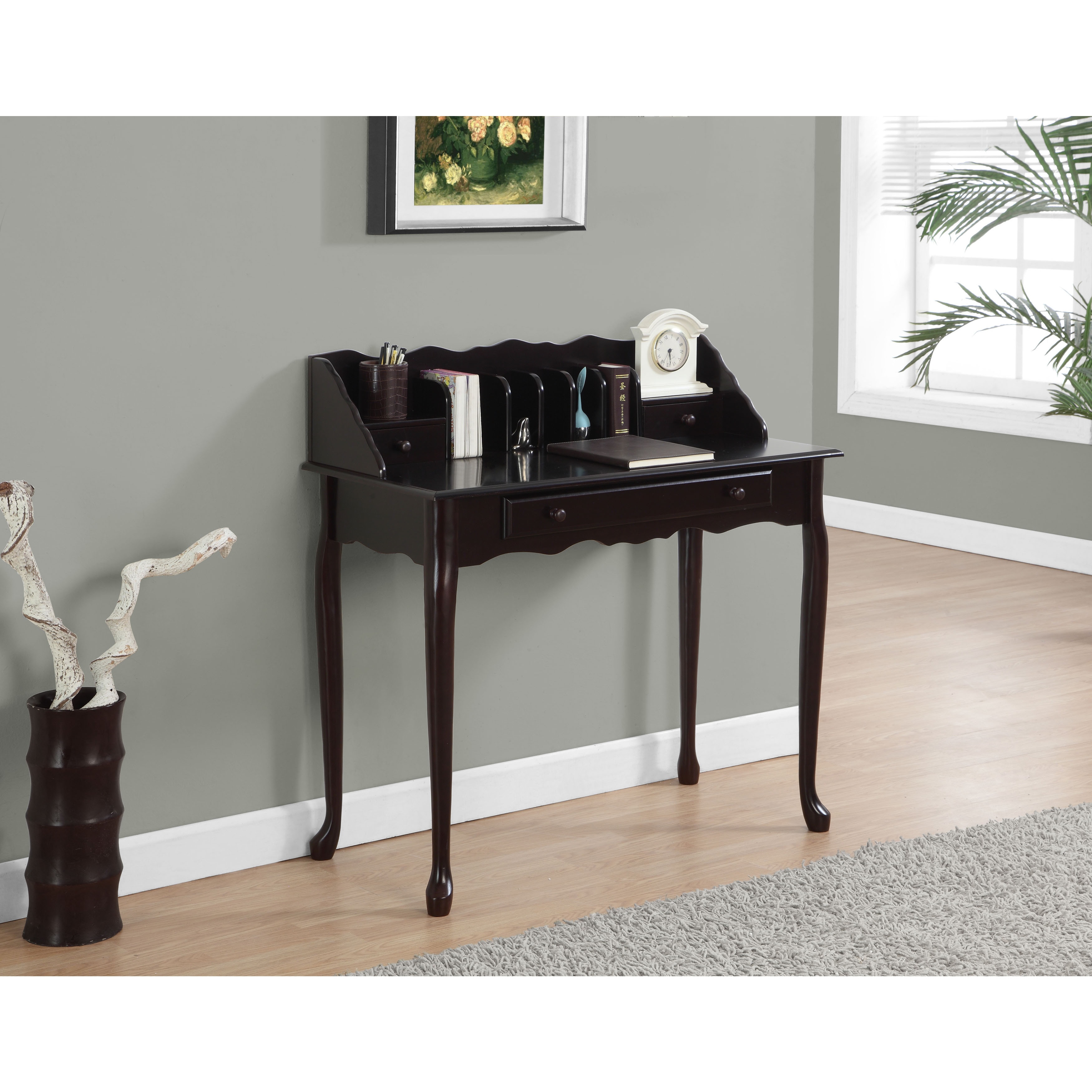 Hooker Furniture Home Office Telluride 76'' Executive Desk w/Wood