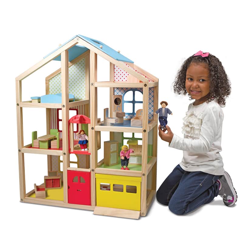 Melissa & Doug Hi-Rise Dollhouse