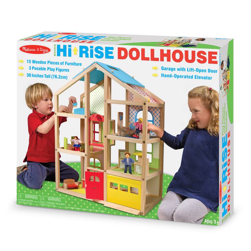 Melissa & Doug Hi-Rise Dollhouse