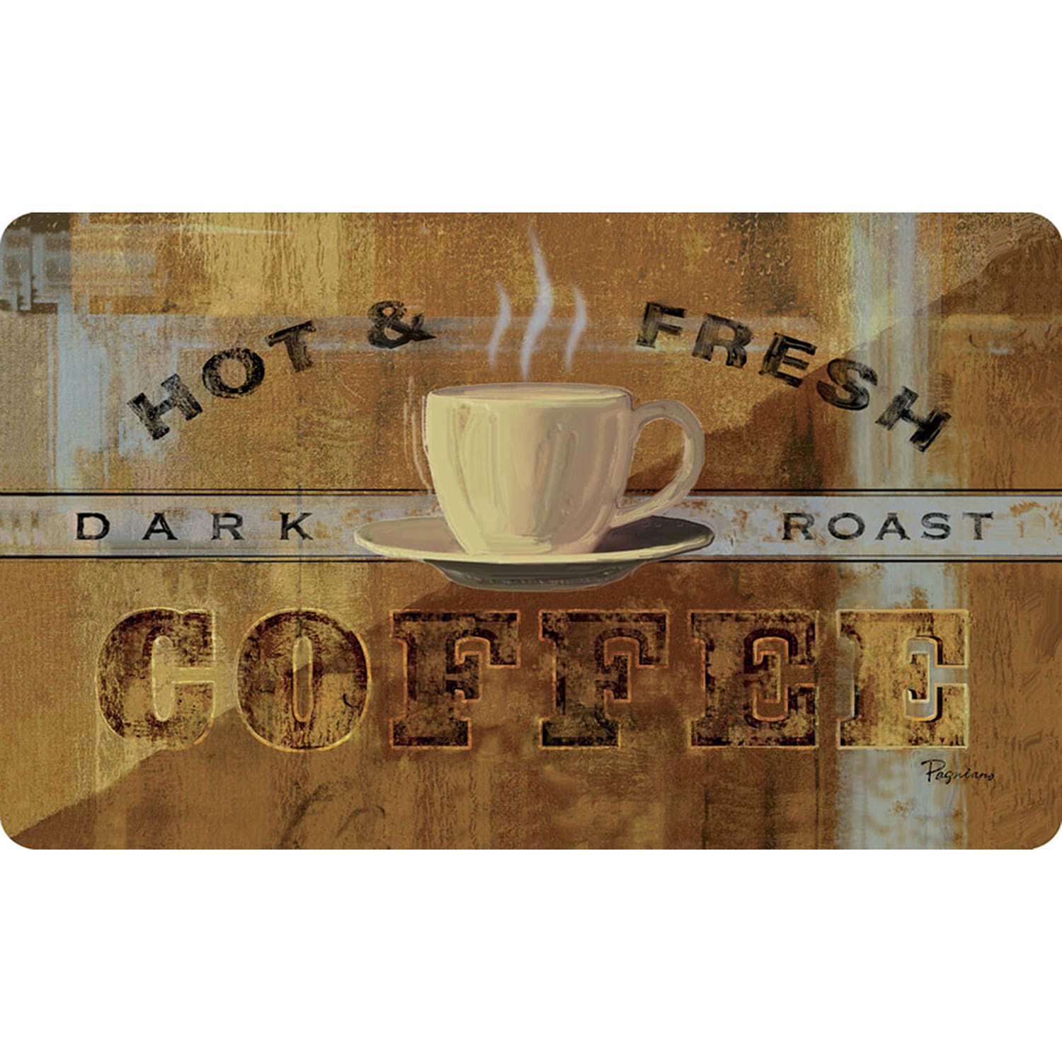 Shop Indoor Hot Fresh Kitchen Mat 18x30 Brown 1 6 X 2 6