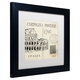 Shop Anne Tavoletti 'Postcard Sketches IV' White Matte, Black Framed ...