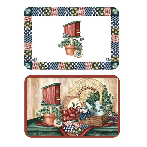 Reversible HanaDeka Mans Best Friend Placemats (Set of 4)