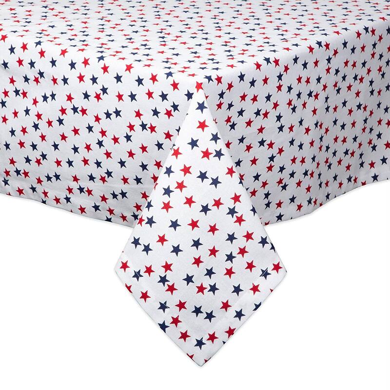 Red and Blue Check Tablecloth