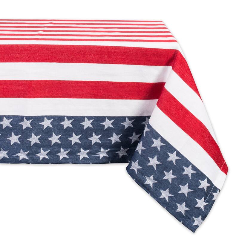 Red and Blue Check Tablecloth