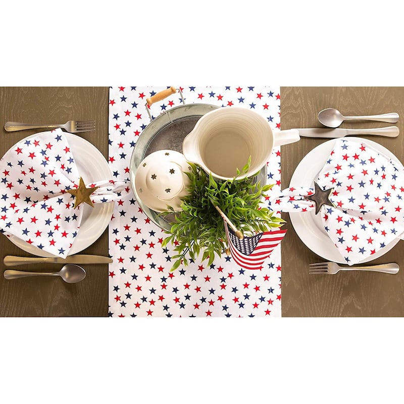 Red and Blue Check Tablecloth