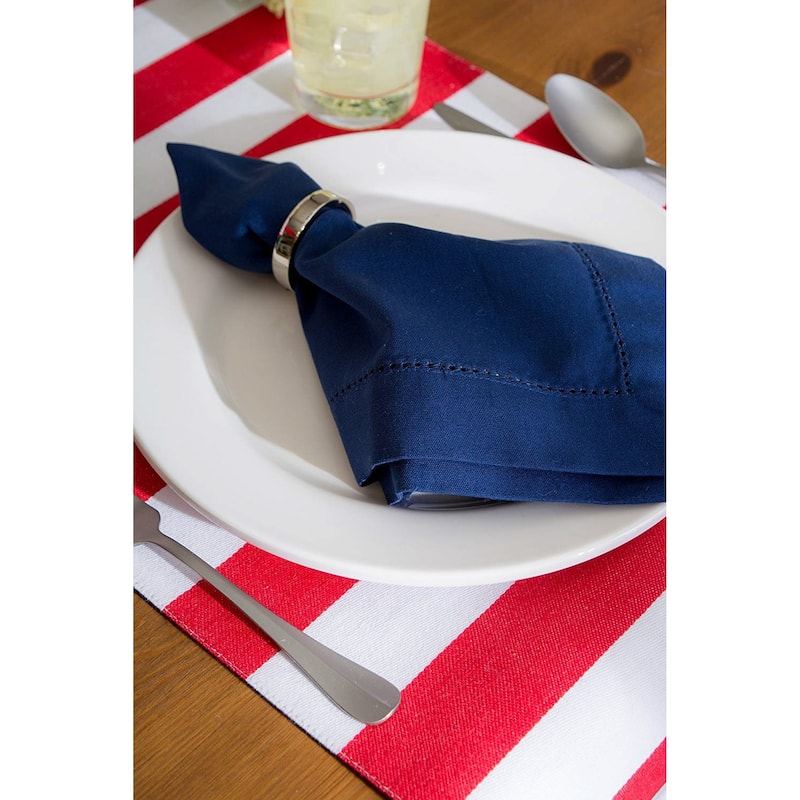 Red and Blue Check Tablecloth