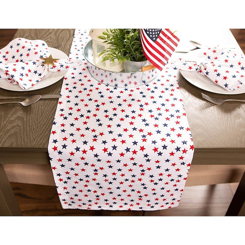 Red and Blue Check Tablecloth