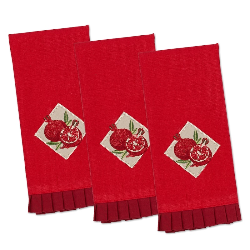 Festive Embroidered Dishtowel Set