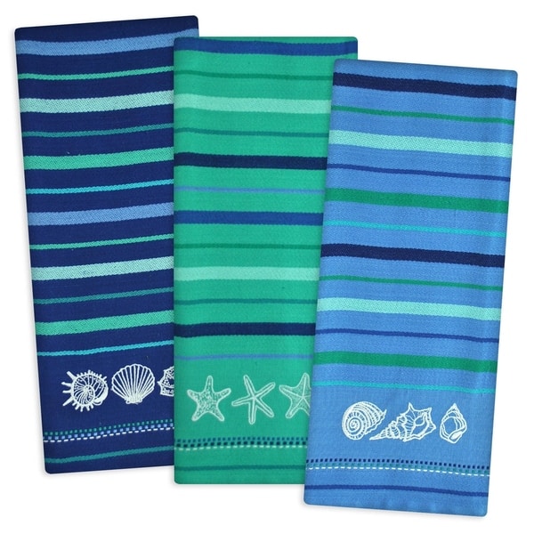 By the Sea Embroidered Bath Towel Set