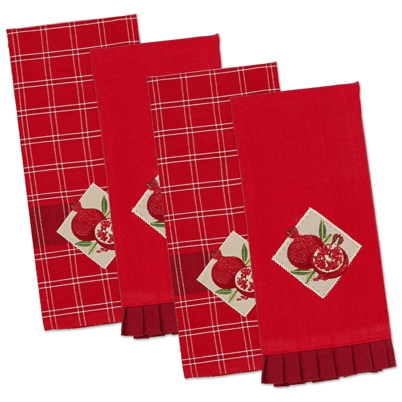 Festive Embroidered Dishtowel Set
