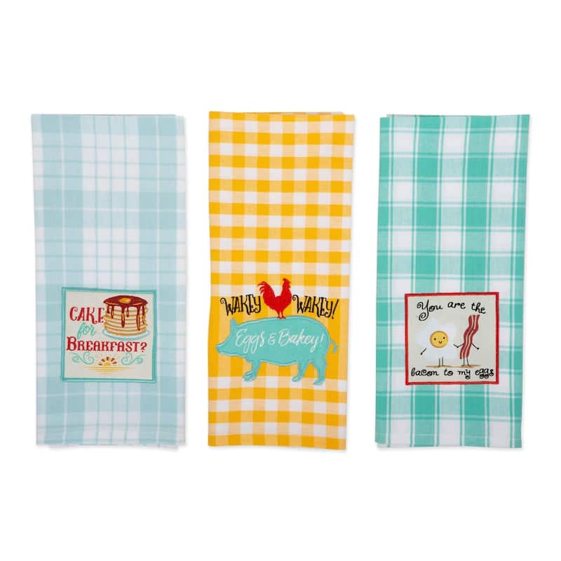 Festive Embroidered Dishtowel Set
