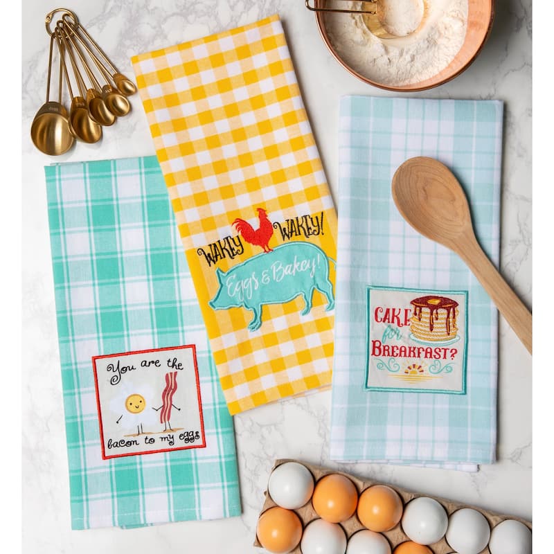 Festive Embroidered Dishtowel Set