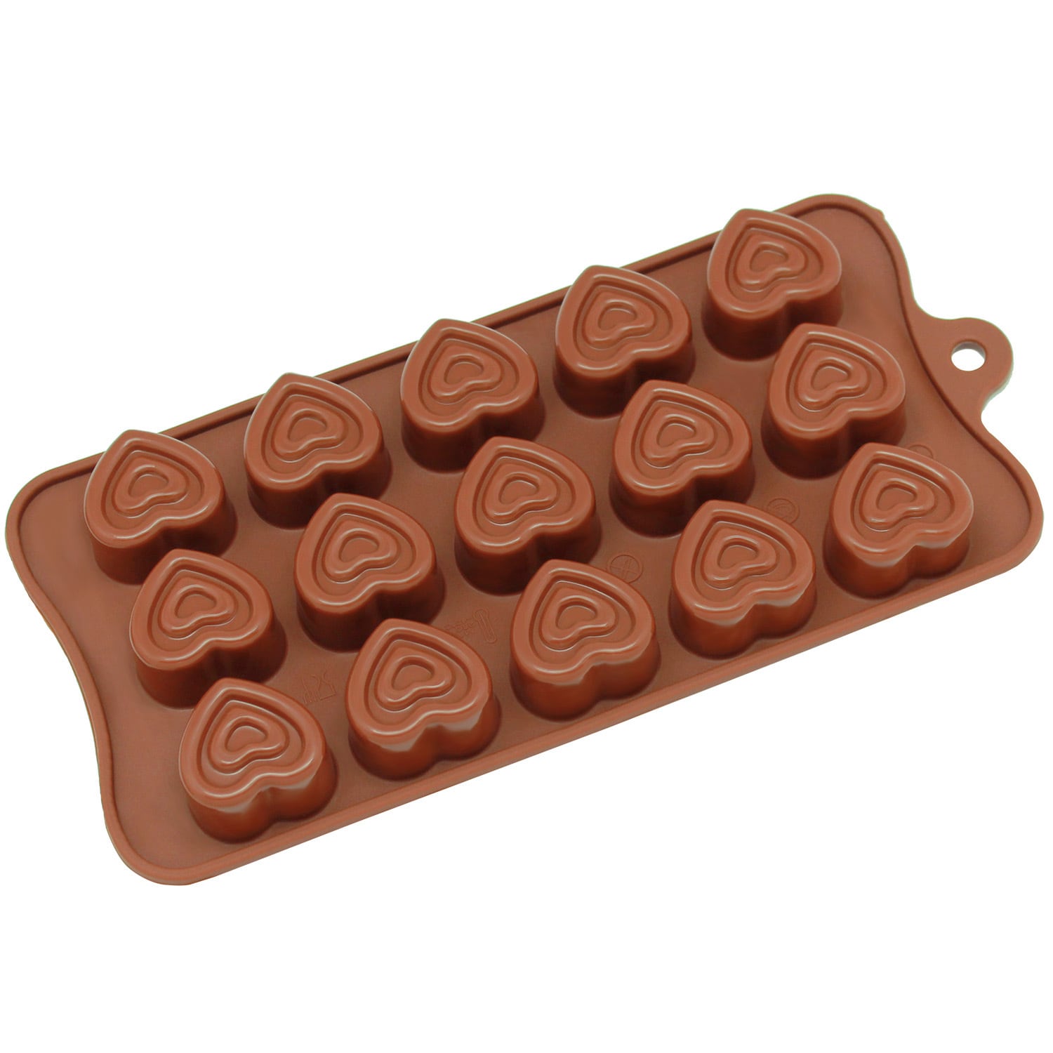 Freshware 15-cavity Silicone Valentine Double Heart Chocolate, Candy and  Gummy Mold - Bed Bath & Beyond - 10480176