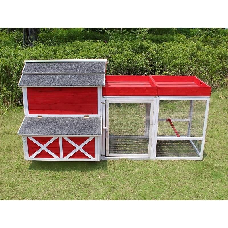Merry Products Wooden Red Barn Chicken Coop On Sale Bed Bath
