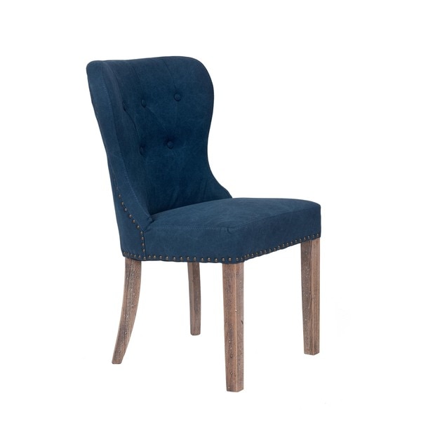 Shop East At Main's Winlock Contemporary Blue Upholstered Accent Dining