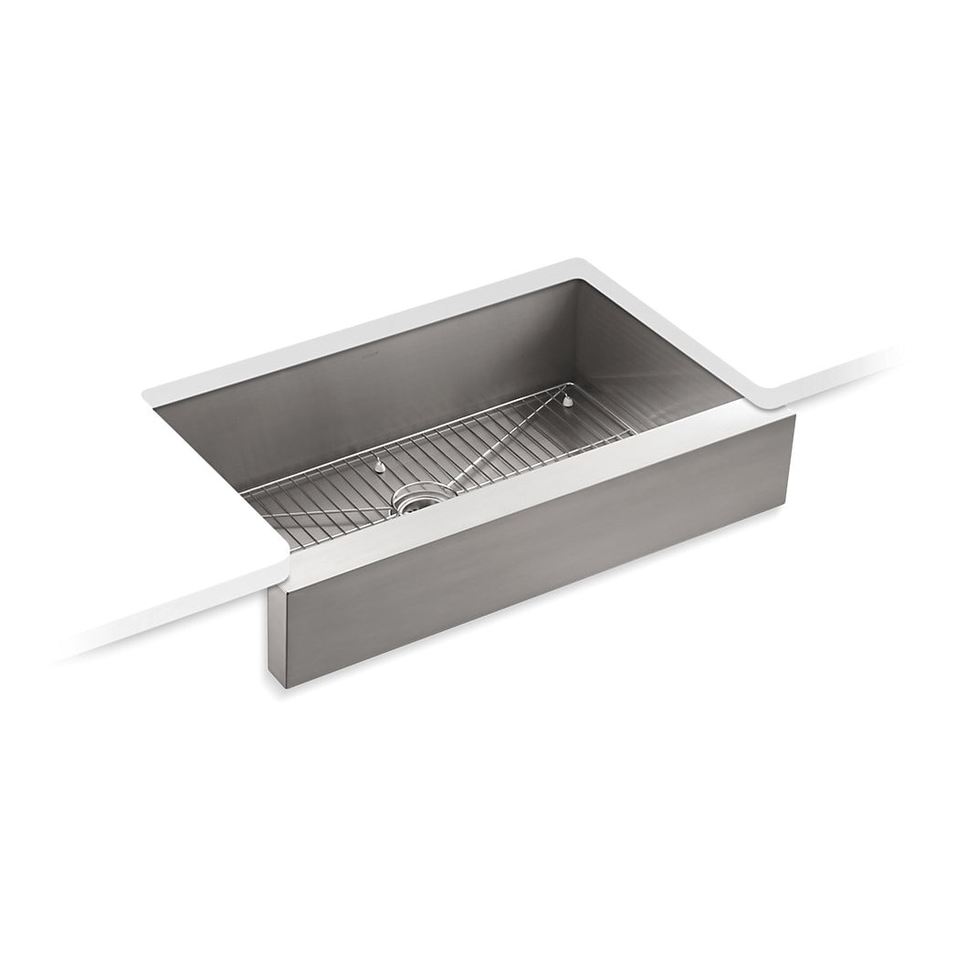 Kohler Vault Undercounter Stainless Steel 29.5x21.25x9.313 0 hole