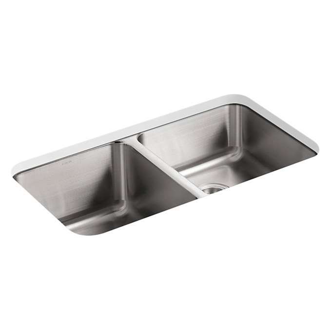 Kohler Undertone Undercounter Stainless Steel 31.5x18 x 9.625 0 hole