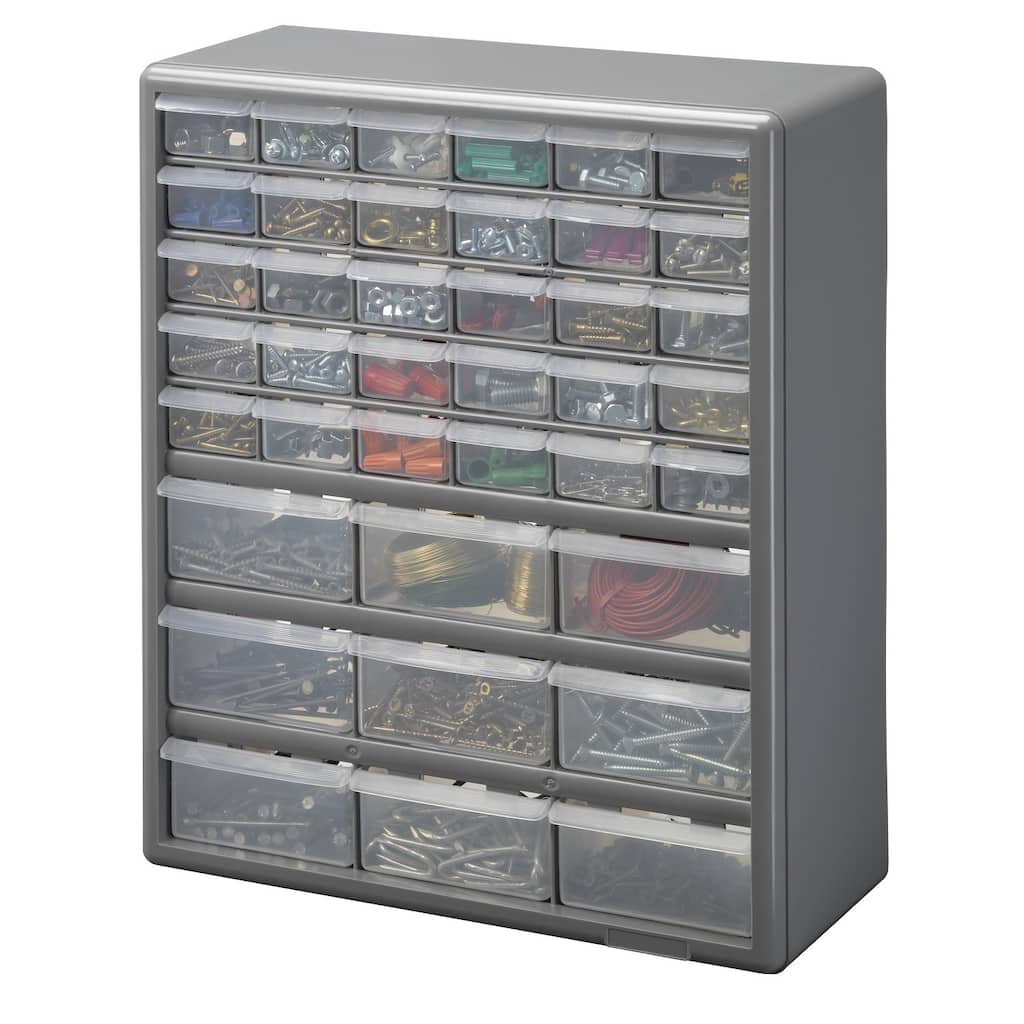 Stack-On 39 Bin Plastic Drawer Cabinet
